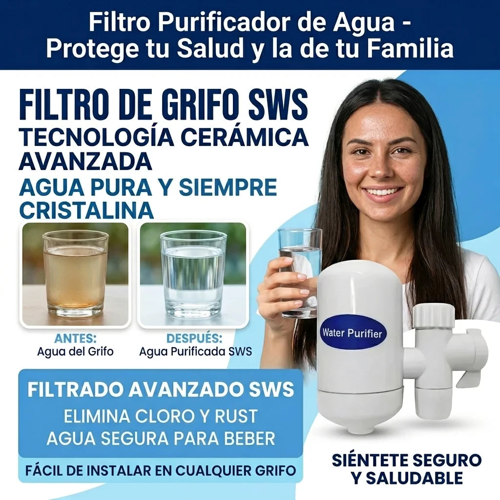 Filtro Purificador de Agua - Protege tu Salud y la de tu Familia