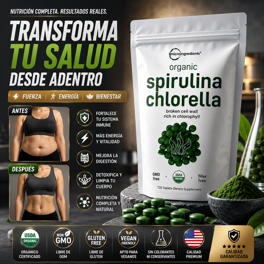 Espirulina Nutre, Limpia y Revitaliza Tu Organismo