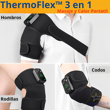 ThermoFlex™ Masajeador térmico 3 EN 1 | Dile adiós al dolor en hombros, rodillas y codos