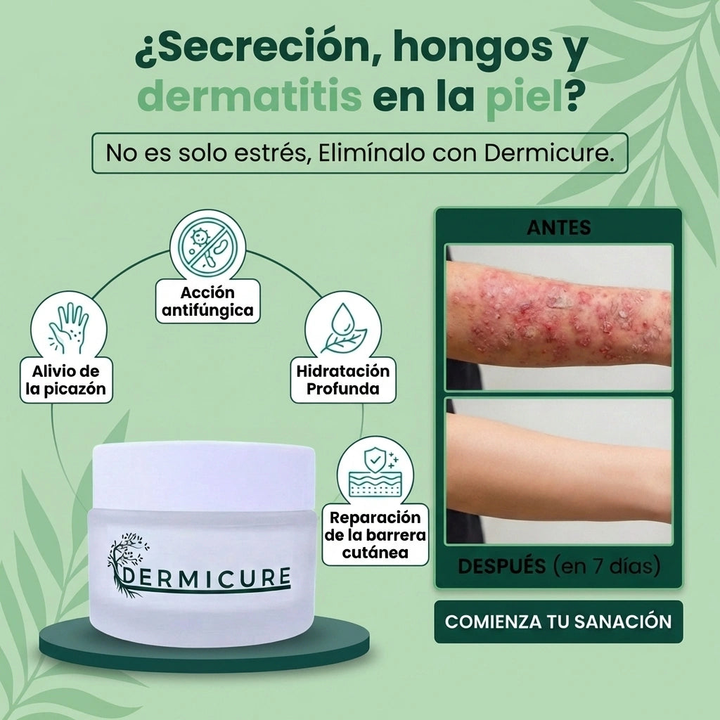 Dermicure – Adiós Seborrea Hongos y Dermatitis en Solo 7 Días