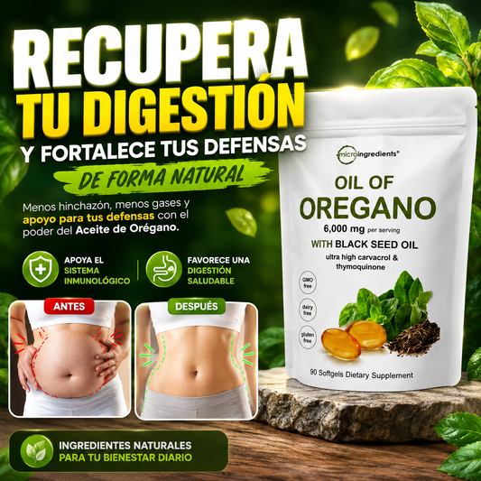 SOLO POR HOY A 89 SOLES - Oil of Oregano (Aceite de Orégano) con aceite de semilla negra