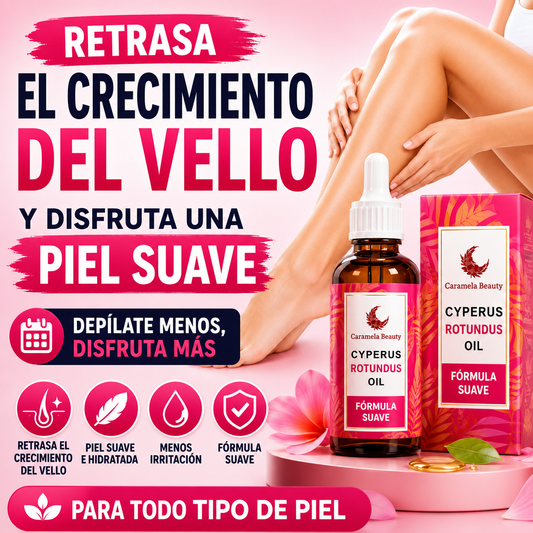 Cyperus Rotundus Oil - retrasar el crecimiento del vello