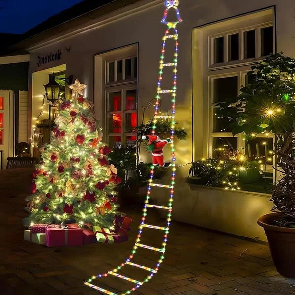 🎄OFERTA ENVIO GRATIS - Dale magia a tu casa con la luz de Papá Noel subiendo escaleras 🎅🏠