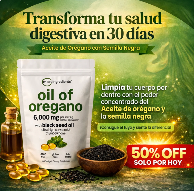 Aceite de orégano - Formula natural para combatir la cándida, hongos y bacterios🛡️