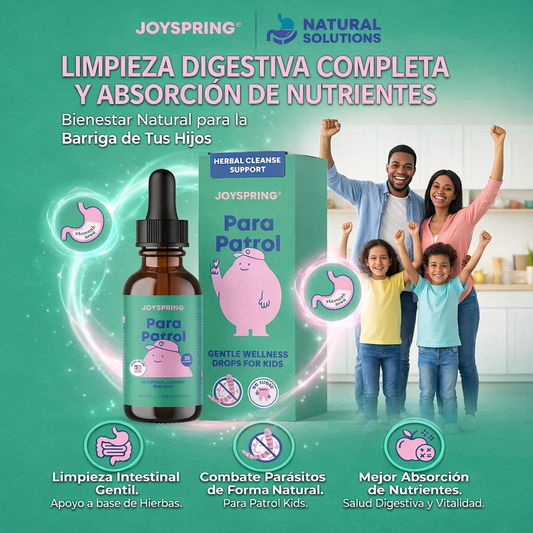 ParaPatrol Kids – Gotas Naturales para Limpieza Digestiva y Mejor Absorción de Nutrientes
