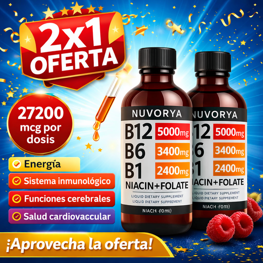 oferta 2x1 gotas nuvorya B12, B6 y B1