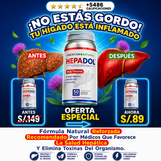 Hepadol – Desintoxica tu Hígado y Recupera tu Energía en Días
