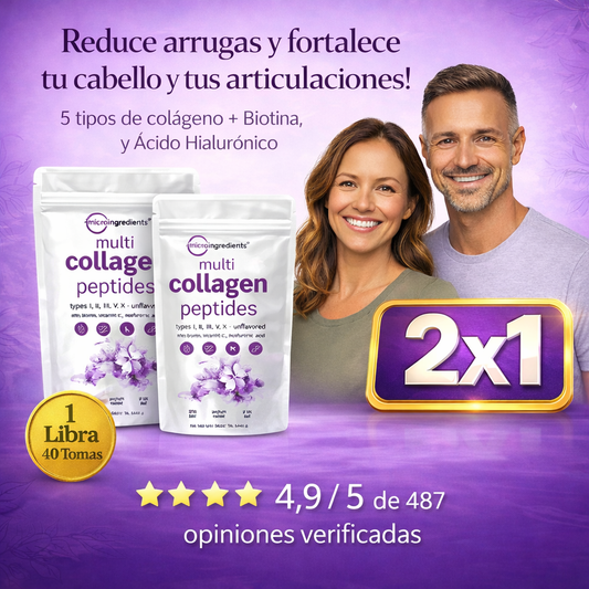 OFERTA 2x1 – Multi Collagen Peptides™ Rejuvenece desde adentro completamente