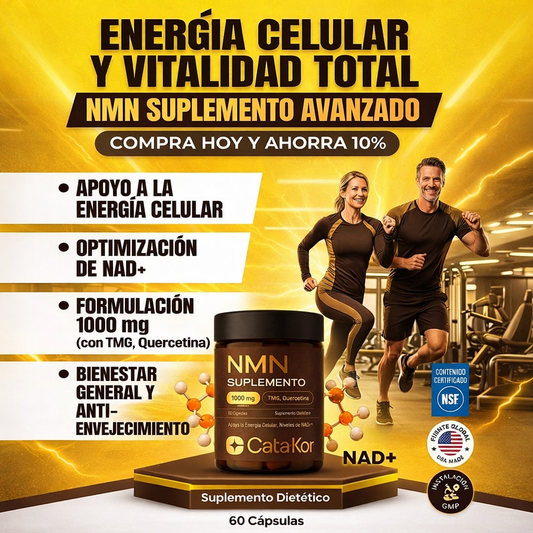 NMN suplemet - Energía, Vitalidad y Bienestar Diario