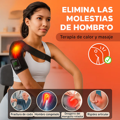ThermoFlex™ Masajeador térmico 3 EN 1 | Dile adiós al dolor en hombros, rodillas y codos
