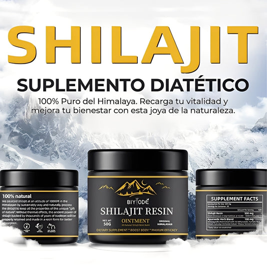 Shilajit Puro del Himalaya Con Ashwagandha,Black Musli y Gokshura,Vitalidad, Deseo y Rendimiento Total 🔥💪