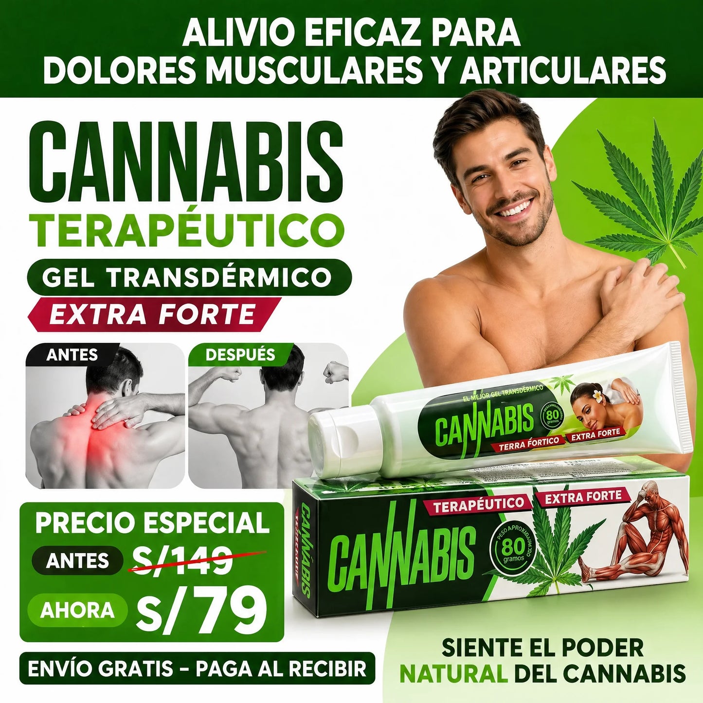 Cannabis  – Alivio eficaz para dolores musculares y articulares