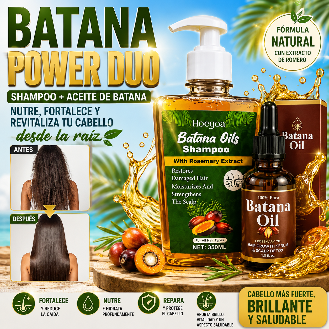 combo de Shampoo + Aceite de Batana