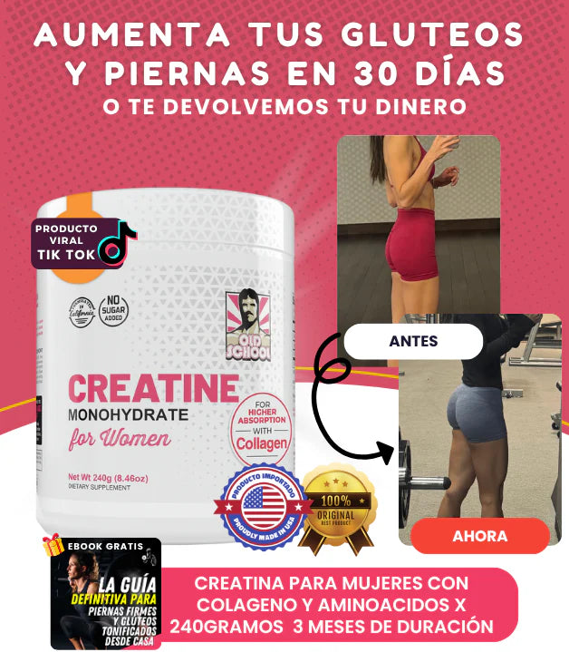 CREATINA MONOHYTDRATE FOR WOMEN 🍑🇺🇸