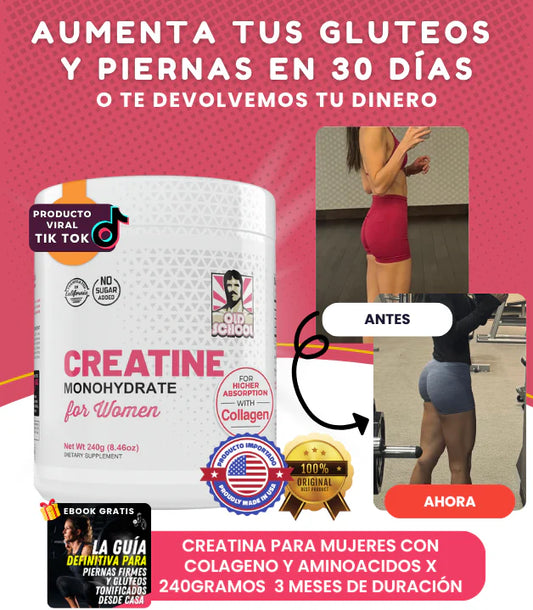 CREATINA MONOHYTDRATE FOR WOMEN 🍑🇺🇸