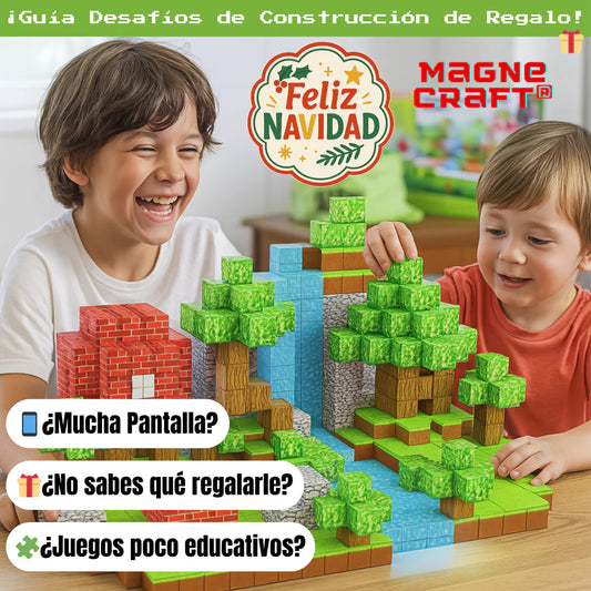 EL REGALO PERFECTO PARA TU HIJO ESTA NAVIDAD 🎁 MagneCraft™ CUBOS MAGNETICOS 100PZ